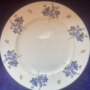 Nice serving platter violet pattern